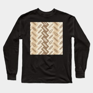 Wheat Chevrons 1 Long Sleeve T-Shirt